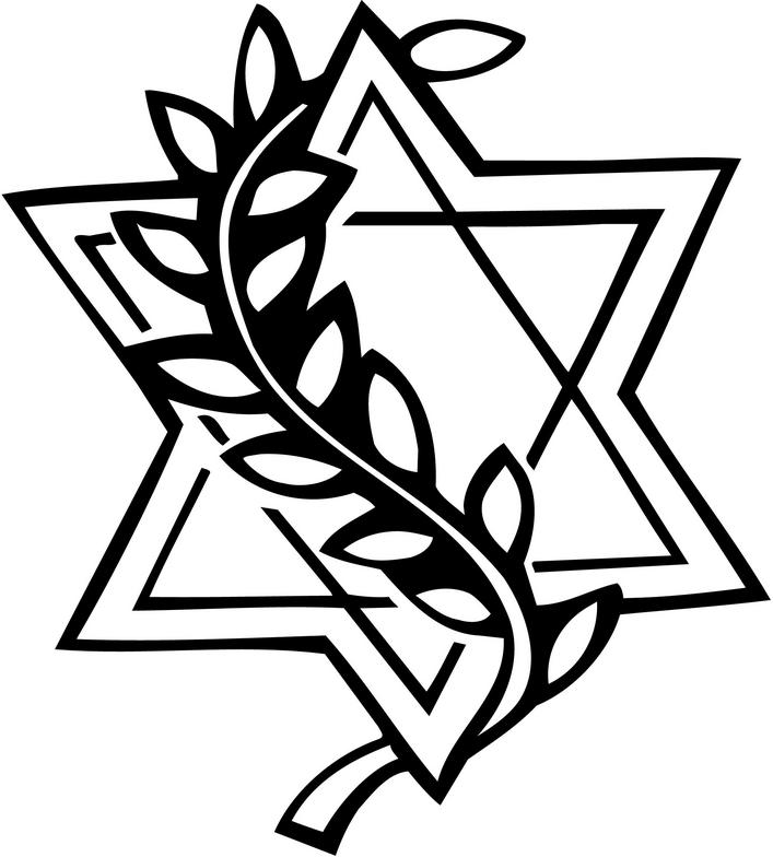 707x784 Star Of David Outline Clip Art
