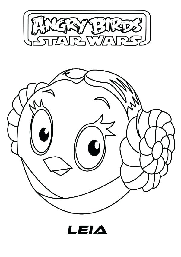 600x849 Coloring Pages Angry Birds Star Wars Coloring Page Of Birds