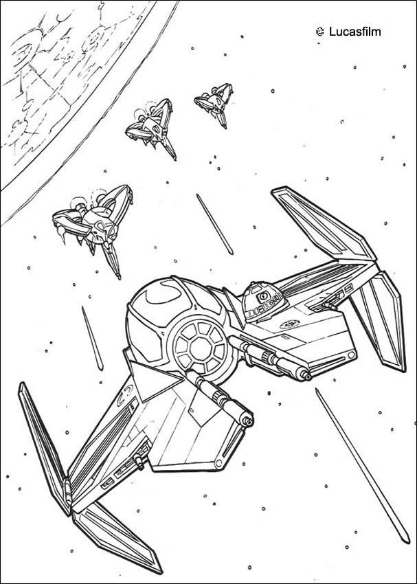 607x850 Star Wars Ships Coloring Pages Printable For Funny Draw