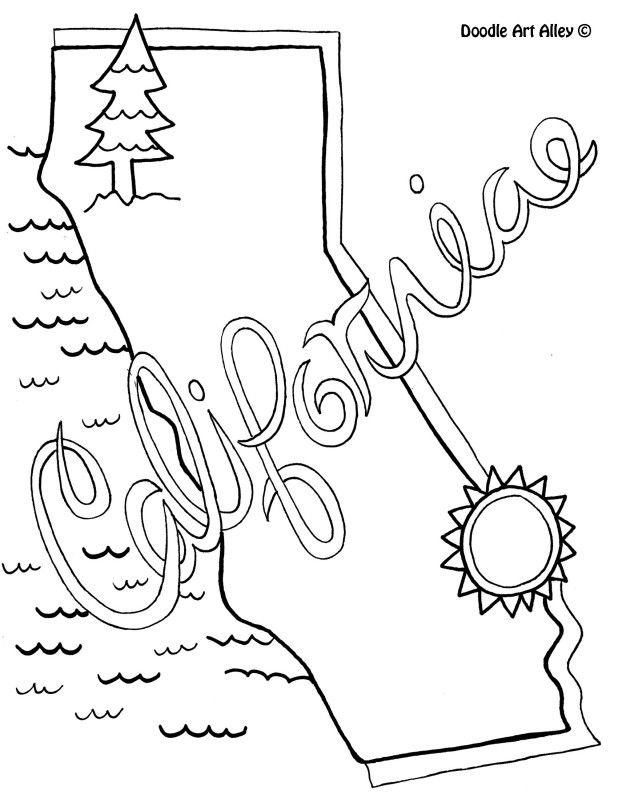 618x799 California Coloring Pages