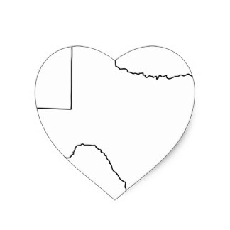 324x324 Texas Outline Stickers Zazzle