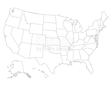 471x366 Usa Sketch Map Stock Vector Freeimagescom. Al Frankens Freehand