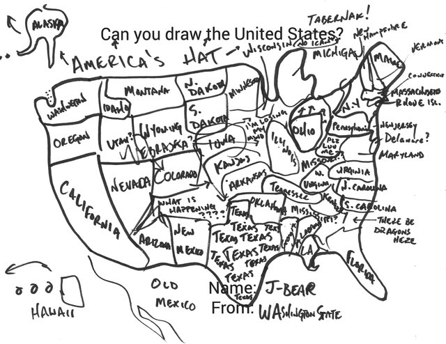 640x494 Can You Draw All 50 Us States