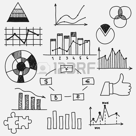 450x450 Hand Drawn Doodle Business Sketches Finance Statistics