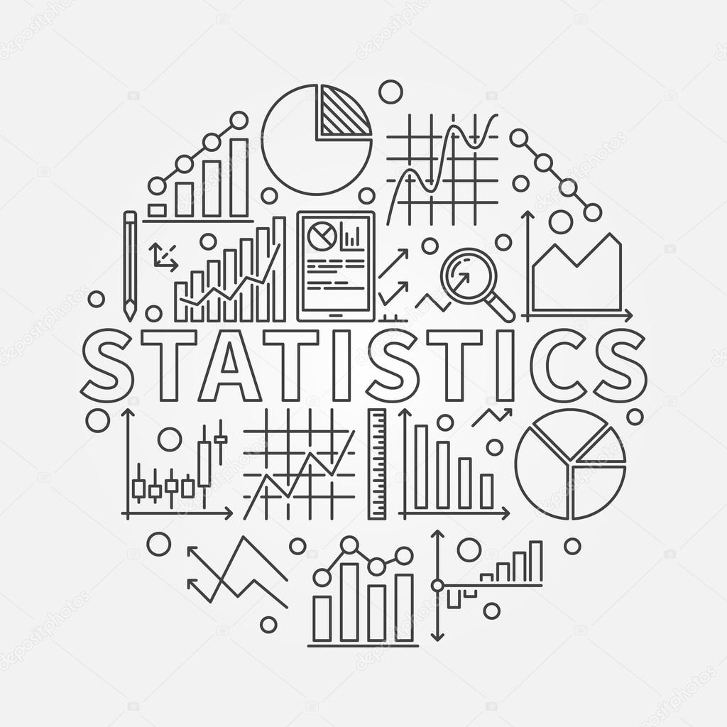 1024x1024 Statistics Subject Illustration Stock Vector Sn3g