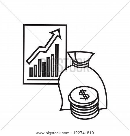 450x470 Black White Illustration Finance. Vector Amp Photo Bigstock