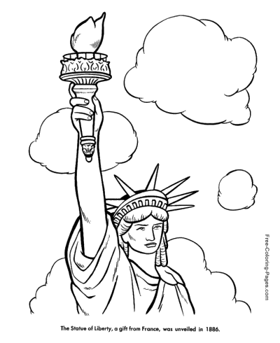400x490 Statue Of Liberty Coloring Pages Cc Foundations Cycle 3