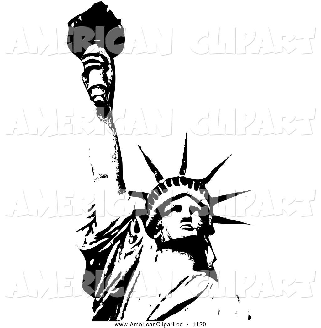 Statue Of Liberty Black And White Drawing at GetDrawings | Free download