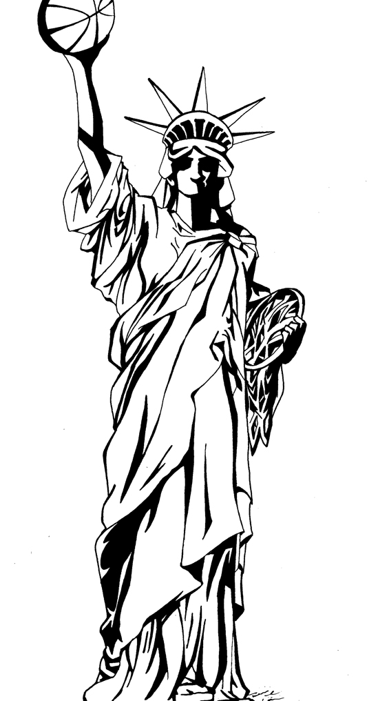 549x1016 Commission Statue Of Liberty By Ritzwill