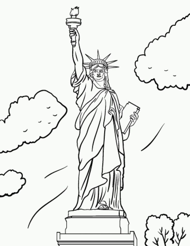 735x952 30 Best Statue Of Liberty Ideas For Painting Images