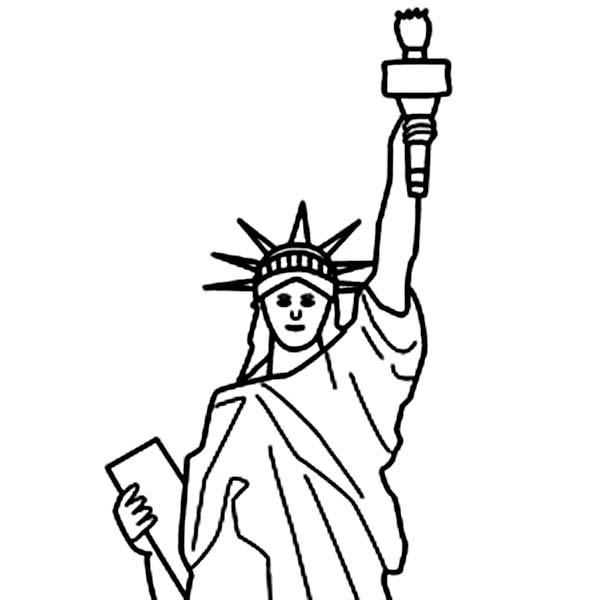 600x600 Statue Of Liberty Coloring Page. Download Or Print These Amazing