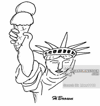 400x422 Drawn Statue Of Liberty Liberty Holding
