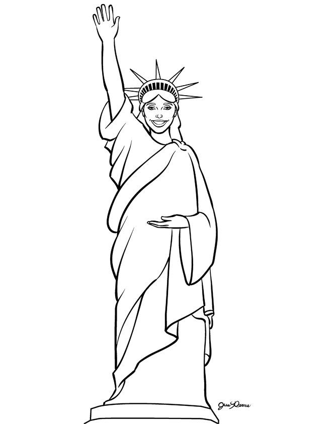 662x842 Statue Of Liberty Drawing Free Clip Arts Sanyangfrp