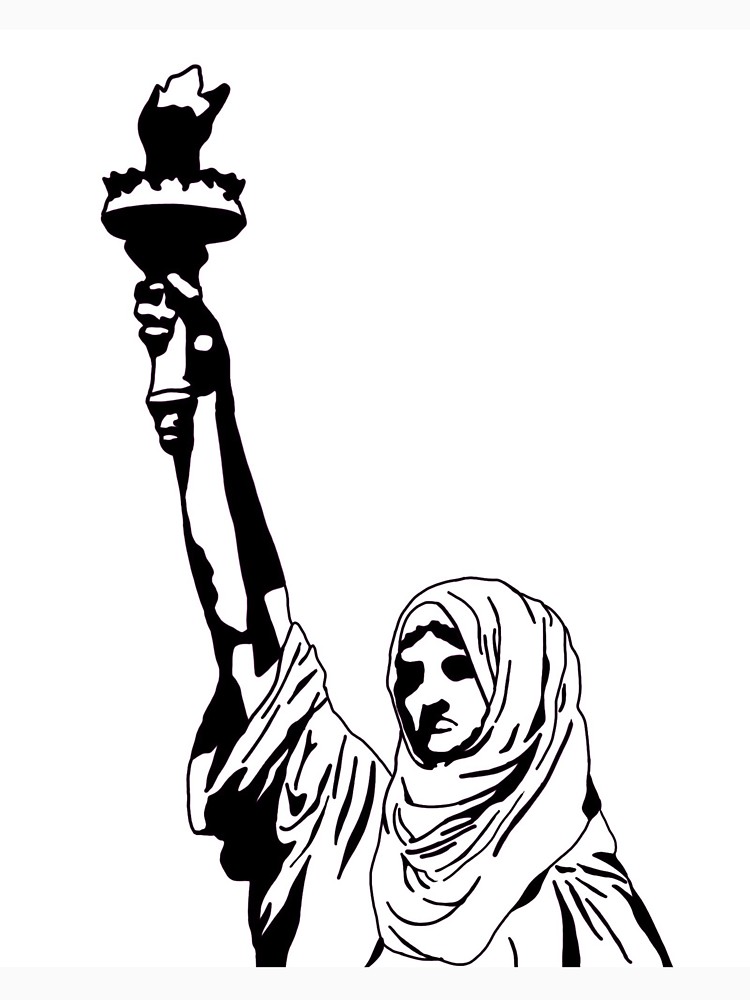 750x1000 Lady Liberty Long T Shirt By Melanieamberart Redbubble