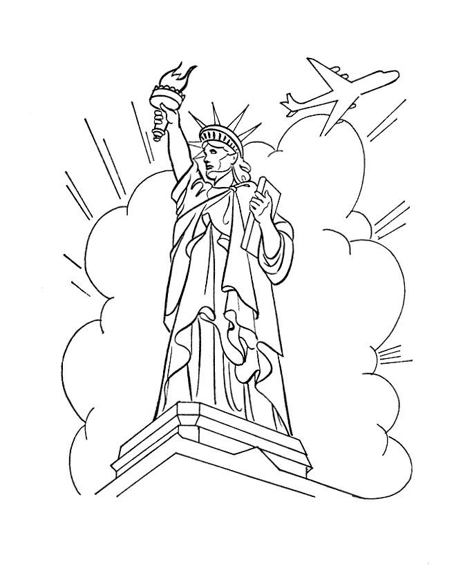 670x820 Free Printable Statue Of Liberty Coloring Pages For Kids