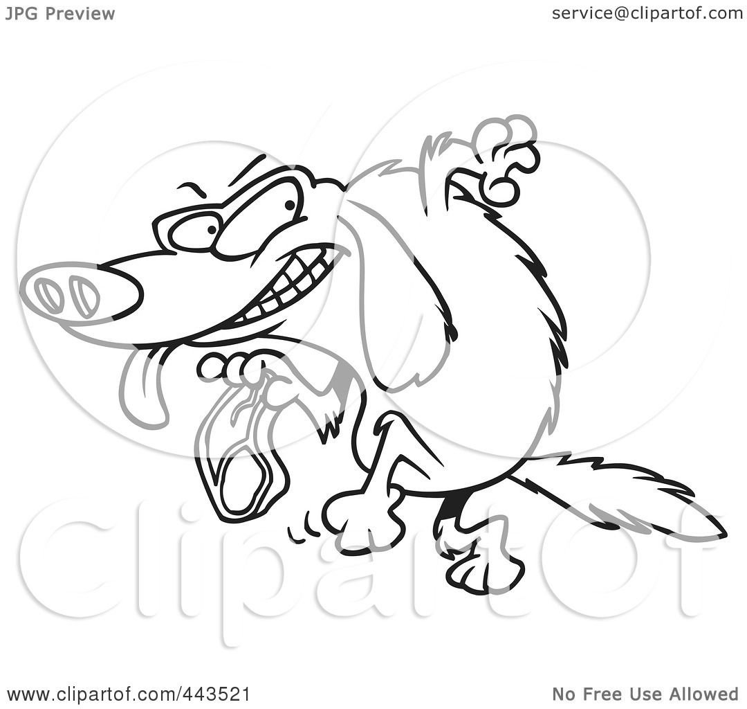 1080x1024 Royalty Free (Rf) Clip Art Illustration Of A Cartoon Black