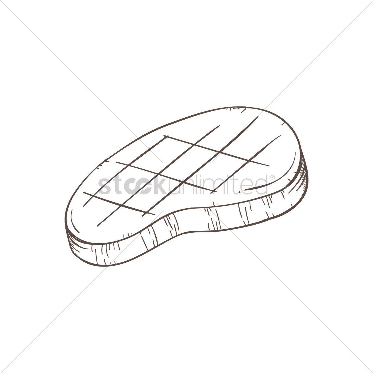 1300x1300 Steak Vector Image