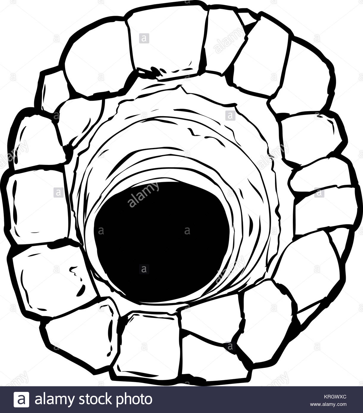 1221x1390 Draw Well Black And White Stock Photos Amp Images