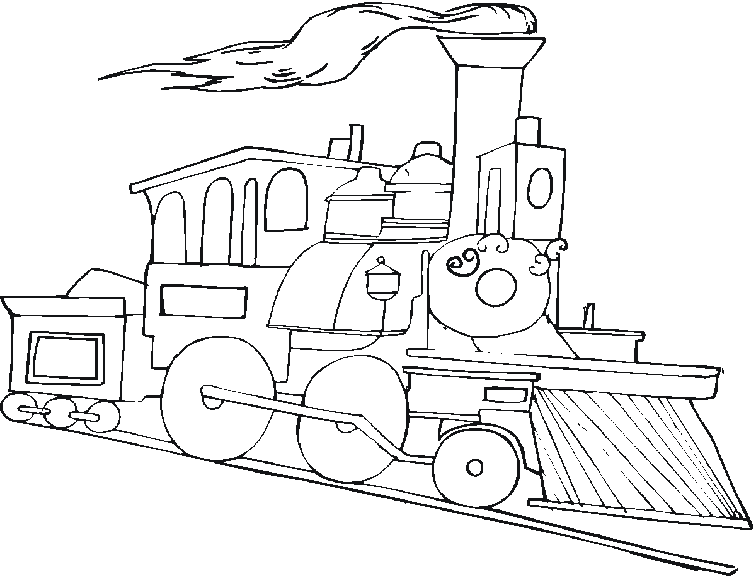 756x576 Coloring Locomotive Typical Of 19th Century American Practice Picture