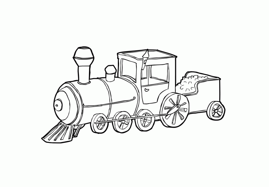 872x605 Steam Engine Coloring Pages Many Interesting Cliparts
