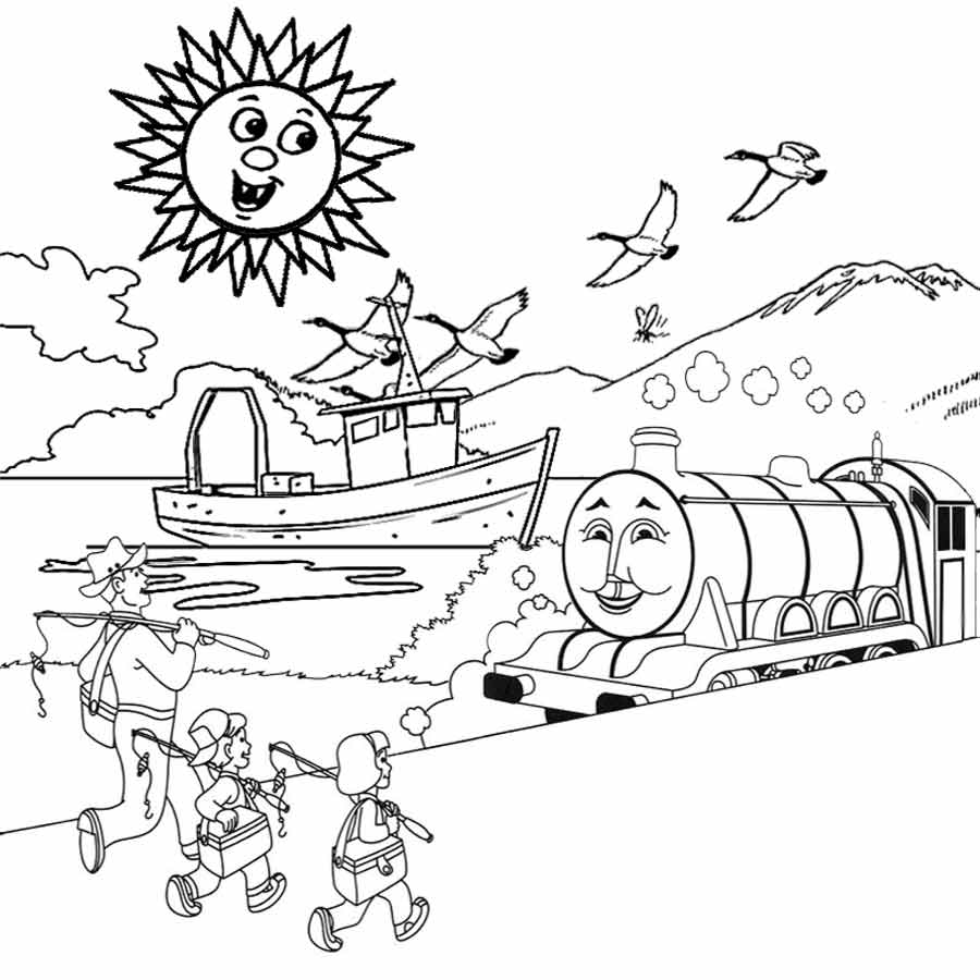 900x900 Lets Coloring Book Thomas Tank The Train Coloring Steam Engine