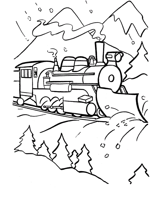 670x820 Steam Train Coloring Pages