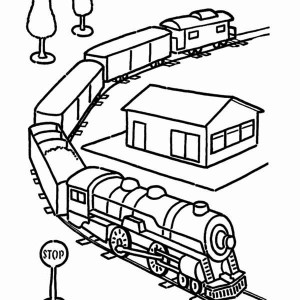 300x300 Drawn Railroad Toy Train