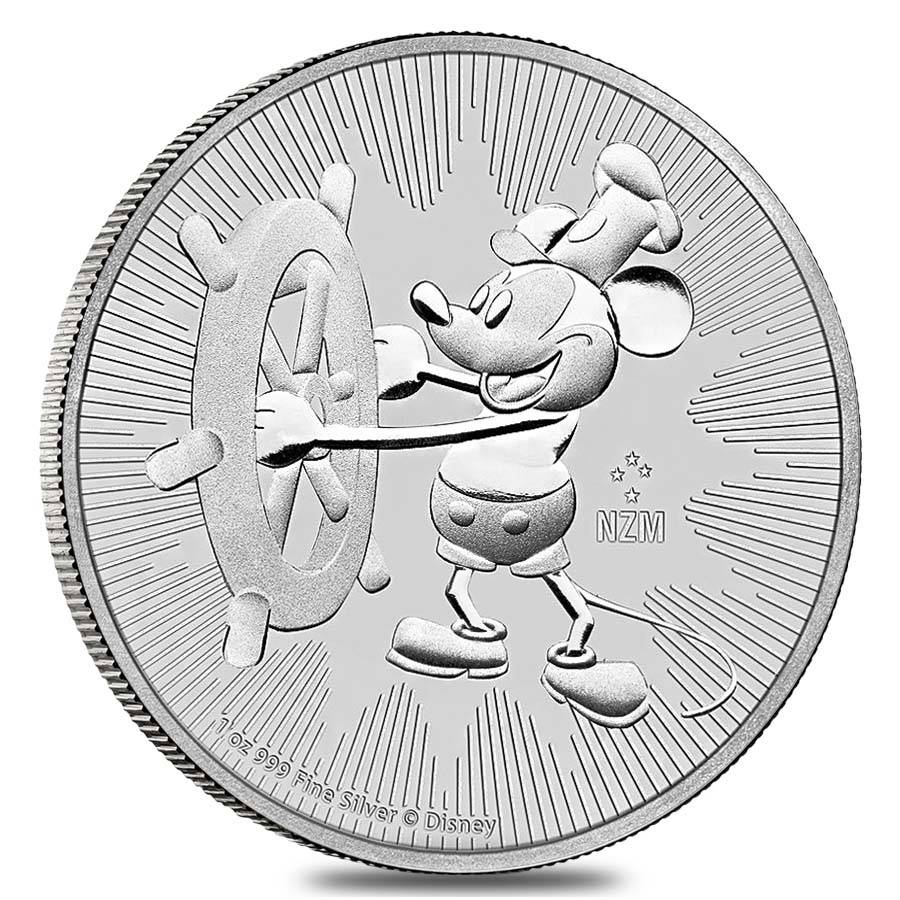 900x900 2017 1 Oz Niue Silver Disney Steamboat Willie Coin
