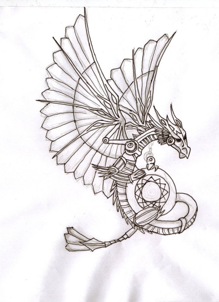 736x1013 Steampunk Pattern Coloring Page