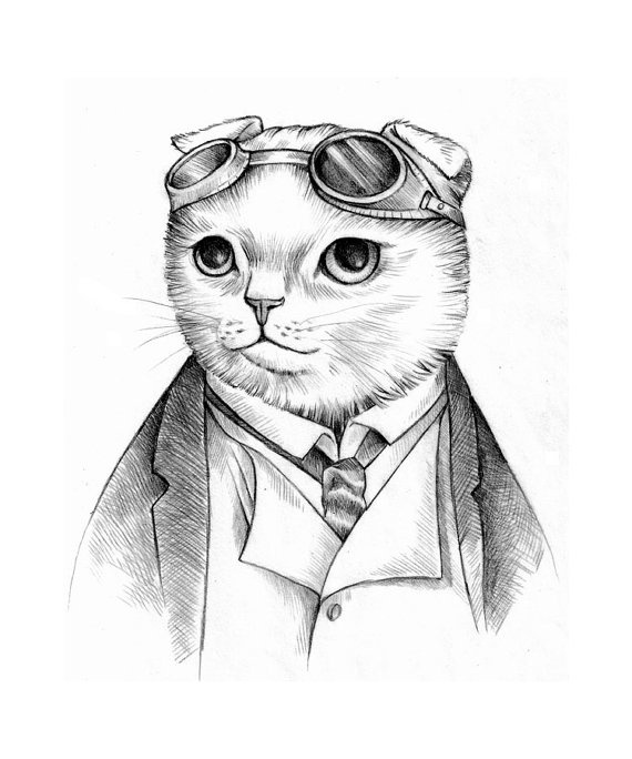570x684 30 Best Steampunk Cats Images On Steampunk Cat, Cats