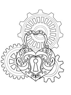 Steampunk Clock Drawing at GetDrawings | Free download