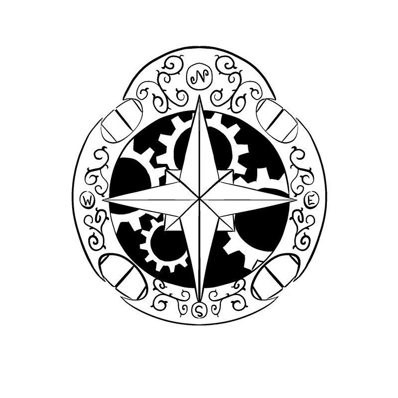 800x800 Steampunk Compass Throw Pillows By Gambokani Redbubble