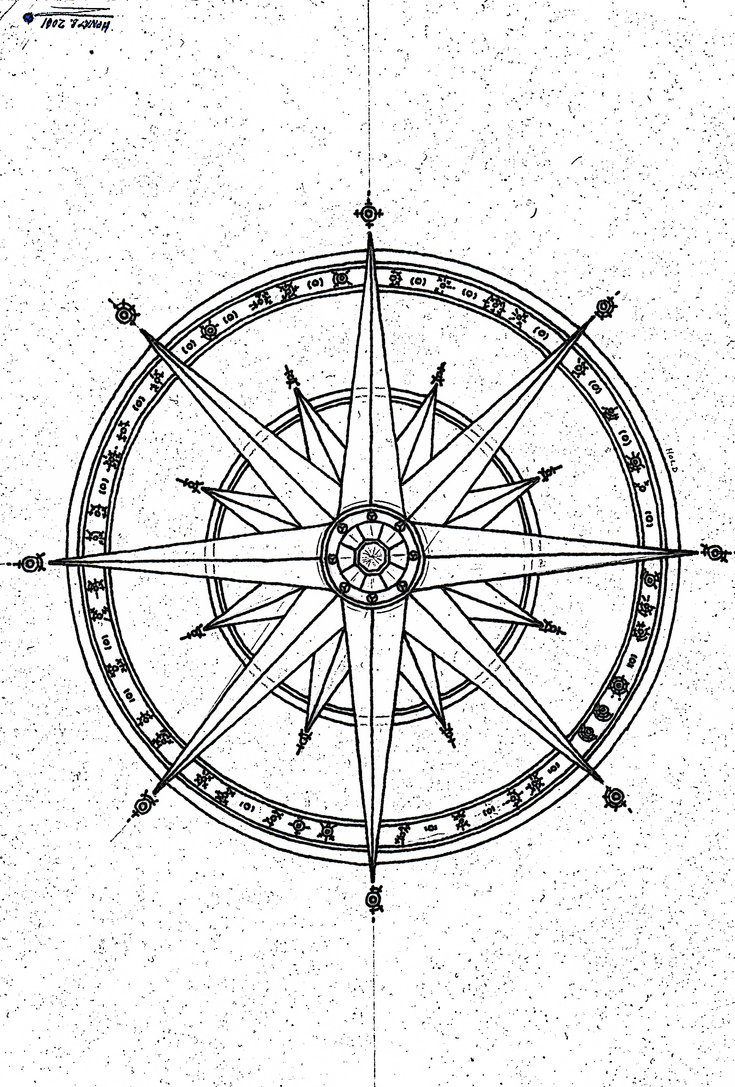 735x1087 Compass Drawing