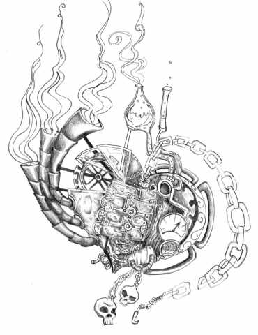 370x480 Forearm 129 Steampunk Tattoos