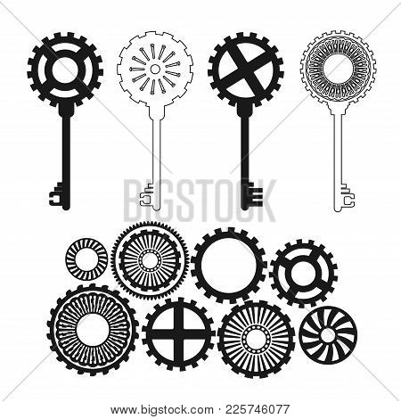 450x470 Steampunk Gears Images, Illustrations, Vectors