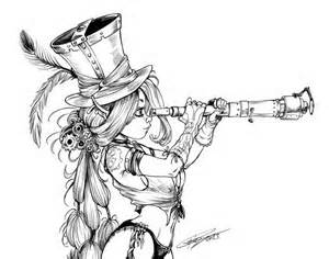 300x236 Steampunk Coloring Pages For Adults