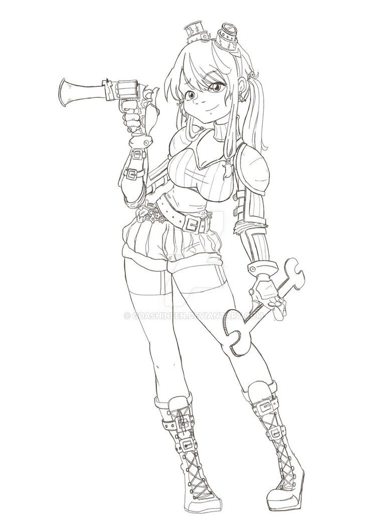 774x1032 Steampunk Girl