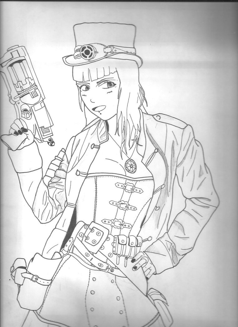 762x1048 Steampunk Girl By Antuansanz