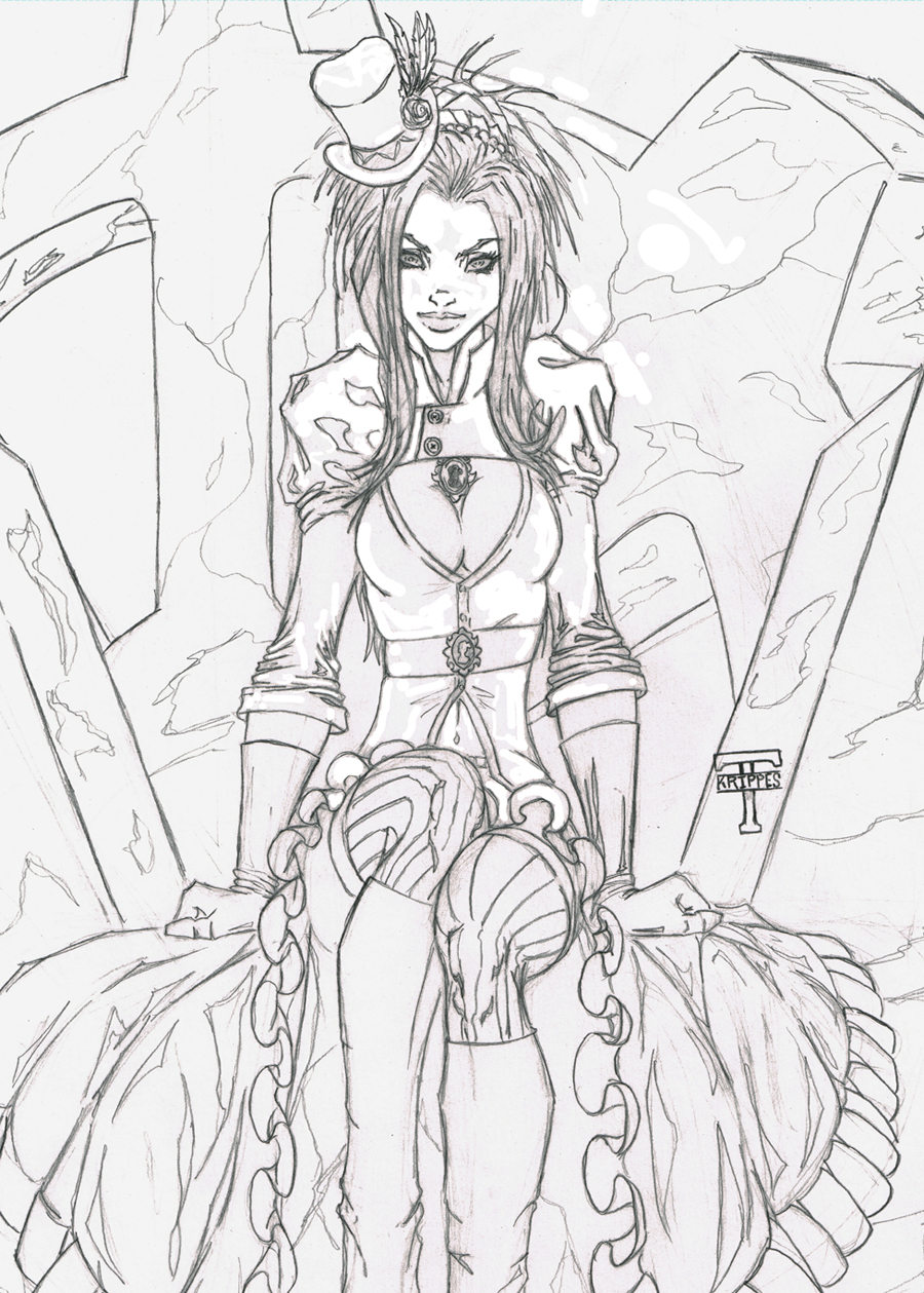 900x1259 Steampunk Girl