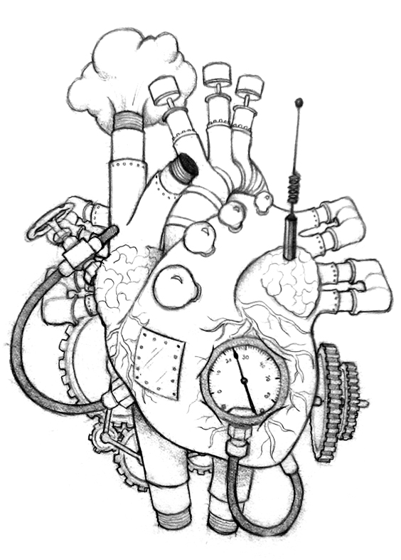 564x786 Steampunk Heart By Revoltersds