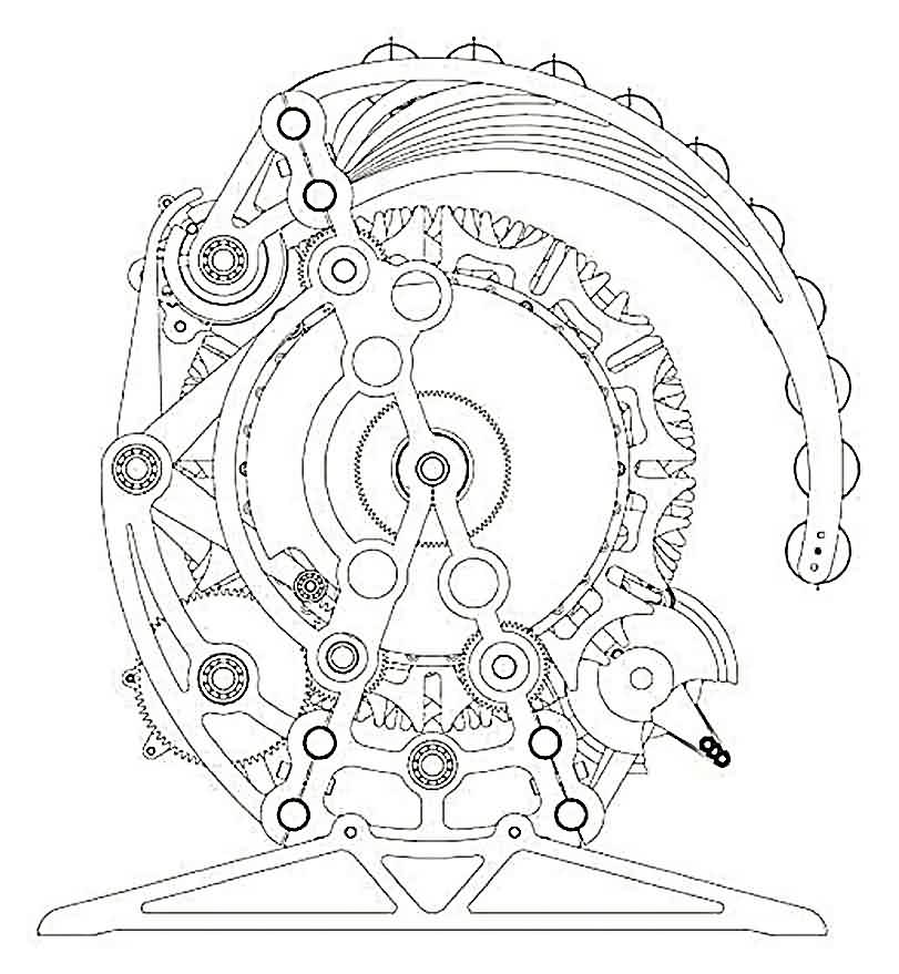 811x879 Collection Of Steampunk Clock Tattoo Sample