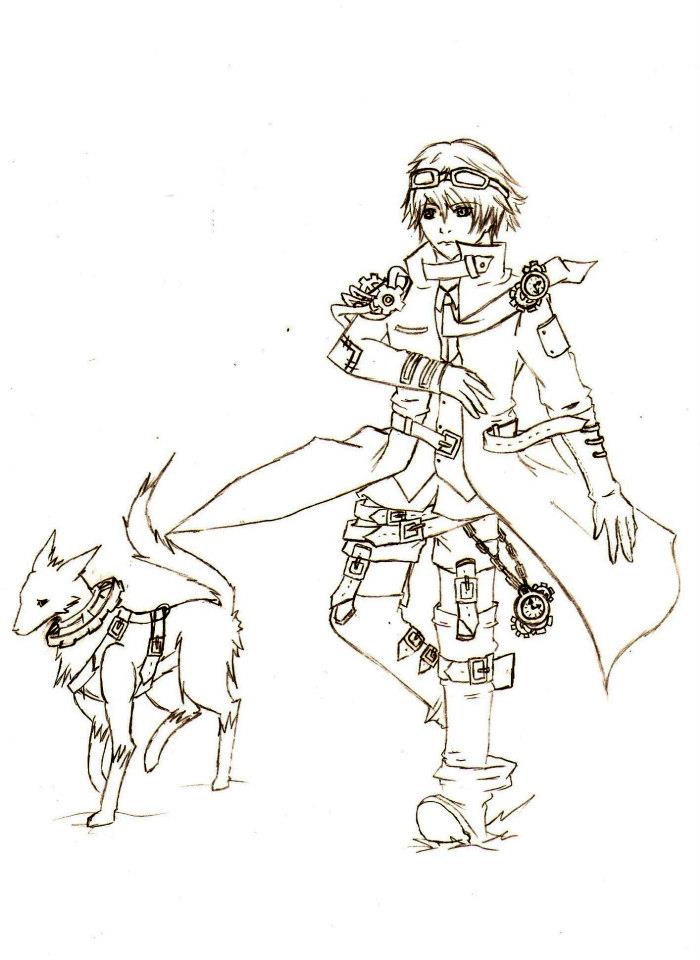 700x960 Drawn Bee Steampunk