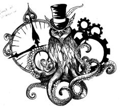 236x213 Owl Steampunk Drawings