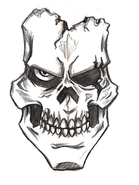 474x632 Assassin Skull Drawings