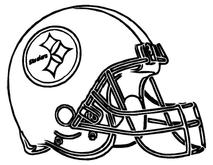 700x541 Football Helmet Steelers Pittsburgh Coloring Page Nfl
