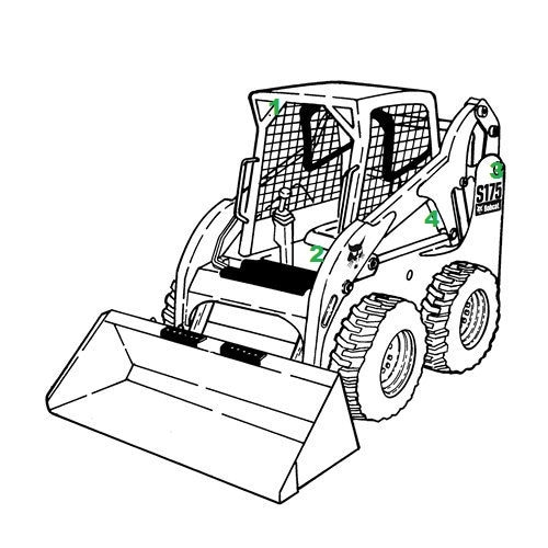 500x500 Skid Steer Loaders Serial Vin Identification Number Location