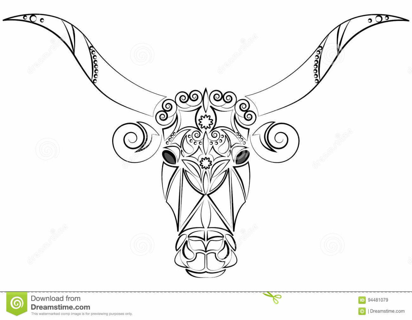 Steer Head Drawing at GetDrawings | Free download