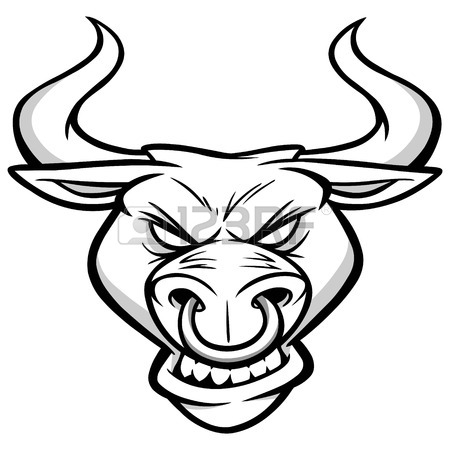 450x450 Bull Skull Illustration Royalty Free Cliparts, Vectors, And Stock