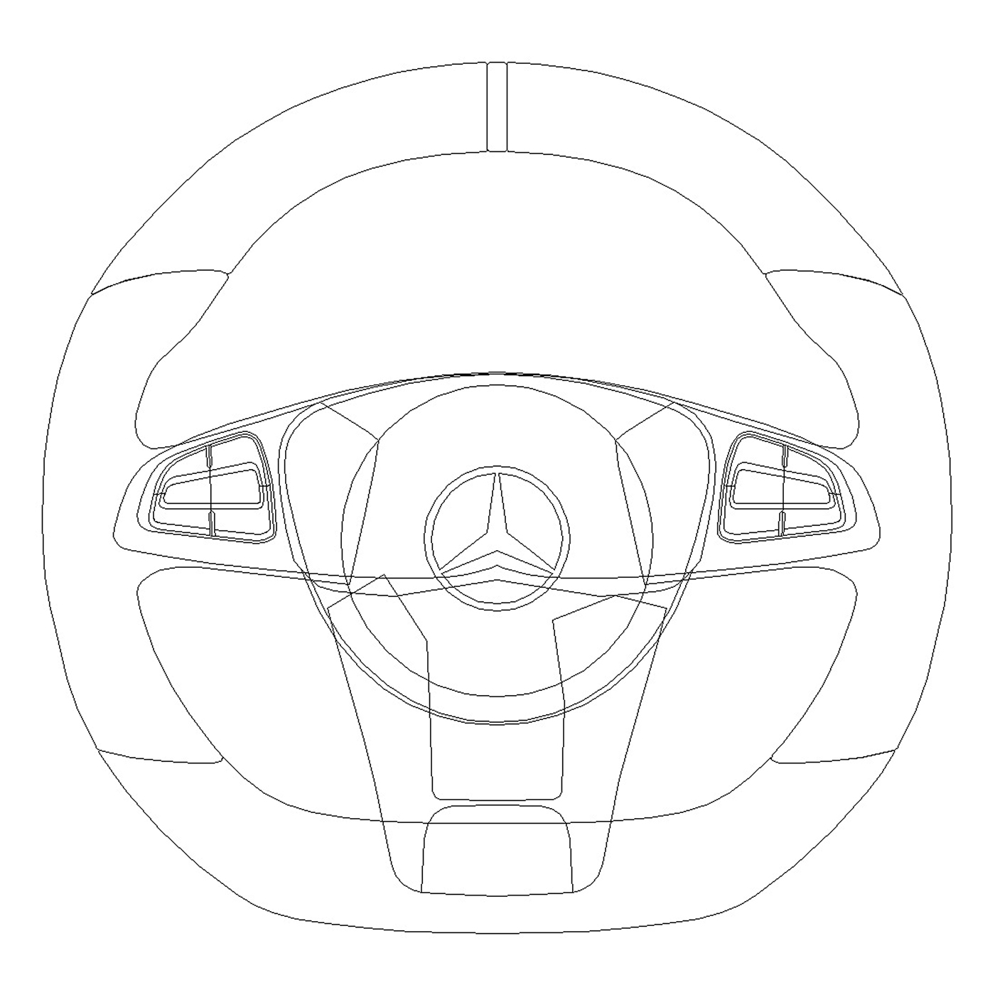 1400x1400 Steering Wheel Rendering Tutorial On Behance