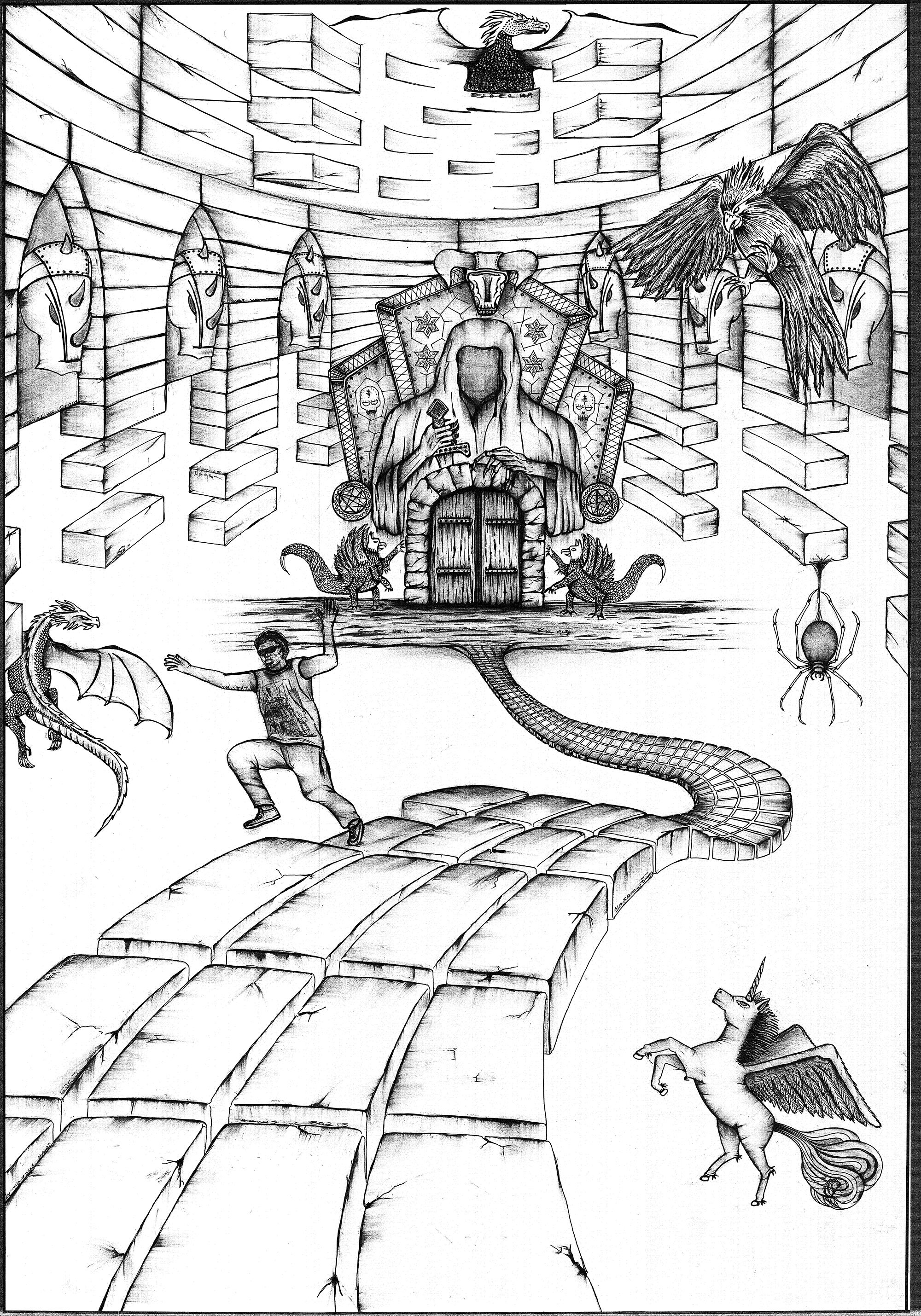 2000x2859 Spider My Drawings [Charcoal] Spider And Draw